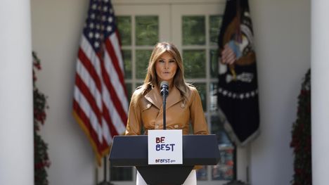 Melania Trumpin Be Best -kampanjan keskiössä ovat lapset ja sosiaalinen media.