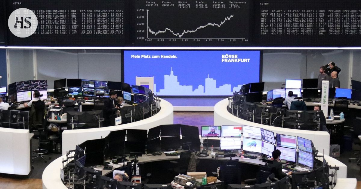 Stock prices on Tuesday have been rising in Europe