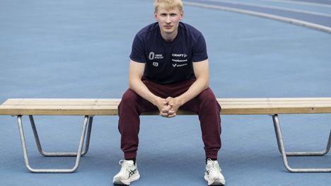 Samuli Samuelsson SUL:n mediatilaisuudessa Espoossa 28. toukokuuta 2025.