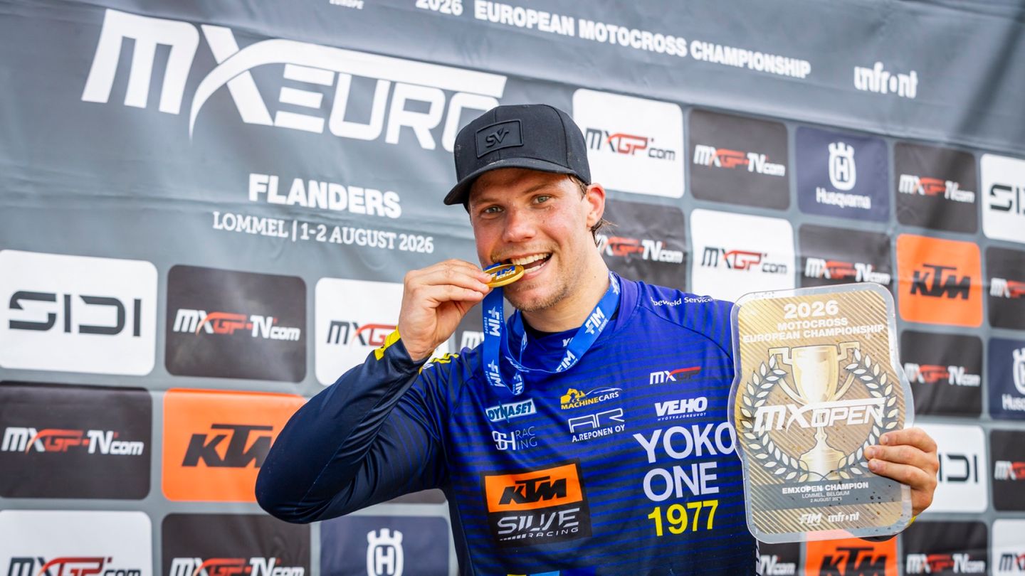 Jere Haavisto Crowned European Motocross Champion, First Finn in 22 Years