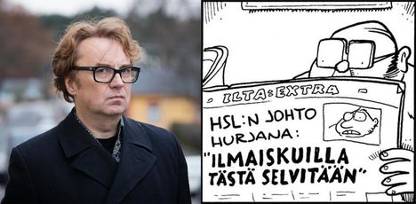Pertti Jarla on piirtänyt Fingerporia paikallisin maustein viime joulukuusta lähtien.