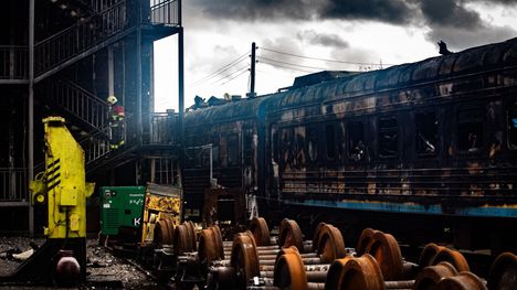 Venäjä teki drooni-iskun juna-asemalle Ukrainan Sumyssa lokakuun lopussa.