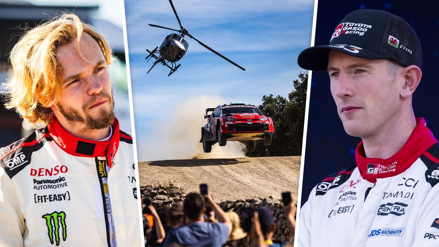 Elfyn Evansin rengasrikko käänsi MM-taistelun Sardiniassa