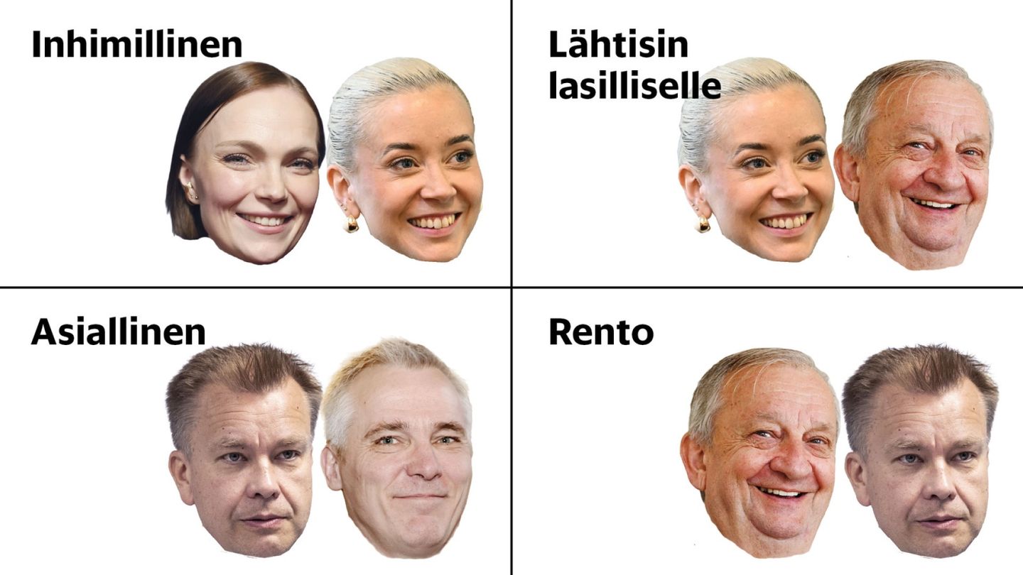 Party leaders' images: Finns would most like to have a drink with Virta and Harkimo