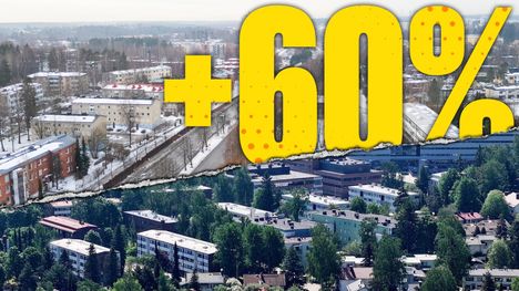  Tonttivuokrat nousevat Helsingissä, kuvassa yllä Vartiokylä ja alla Oulunkylä.