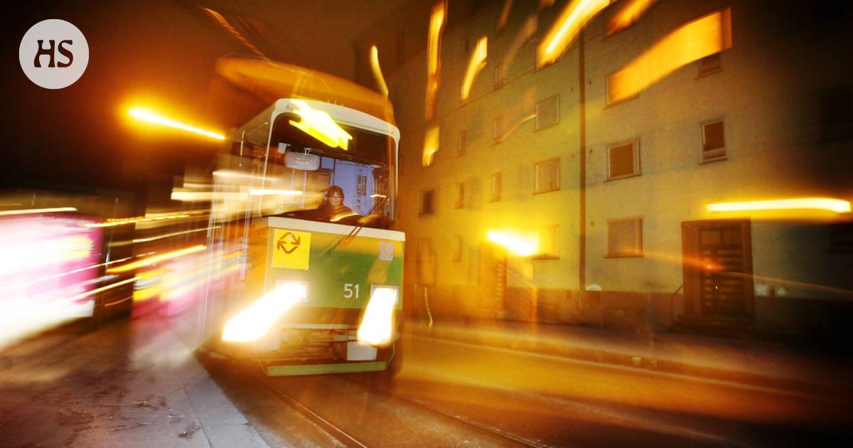 Why do trams sometimes visibly discharge electricity?