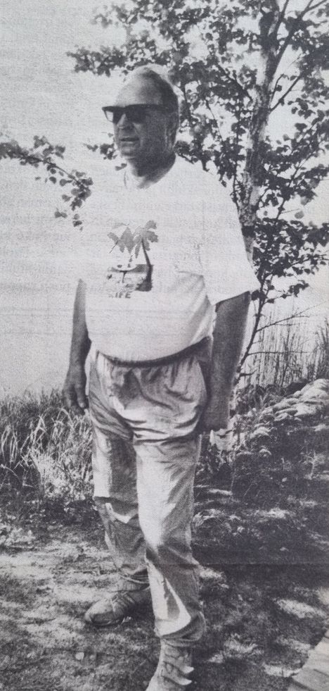 Tuomo Mäkinen kalasti aktiivisesti Rehakanjärvellä.