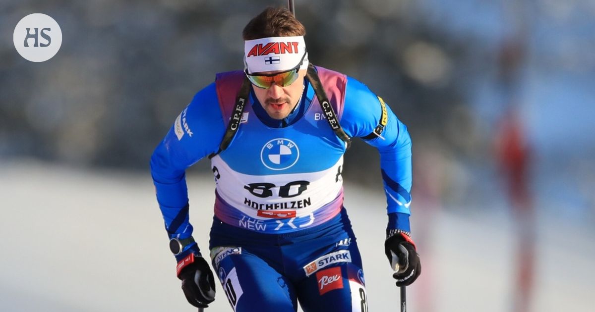 Biathlon: Olli Hiidensalo from the Jymy Bag at the World Cup.