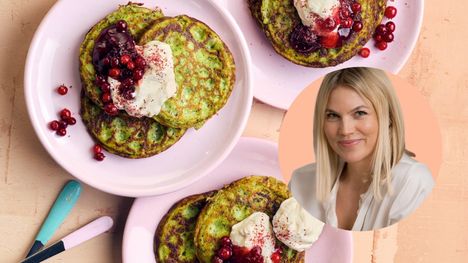 Emilia Vuorisalmi vannoo kananmunien terveellisyyden nimeen. Niitä sisältävät letut voi leipoa myös kaurajauhoista, jolloin ne ovat gluteenittomia.