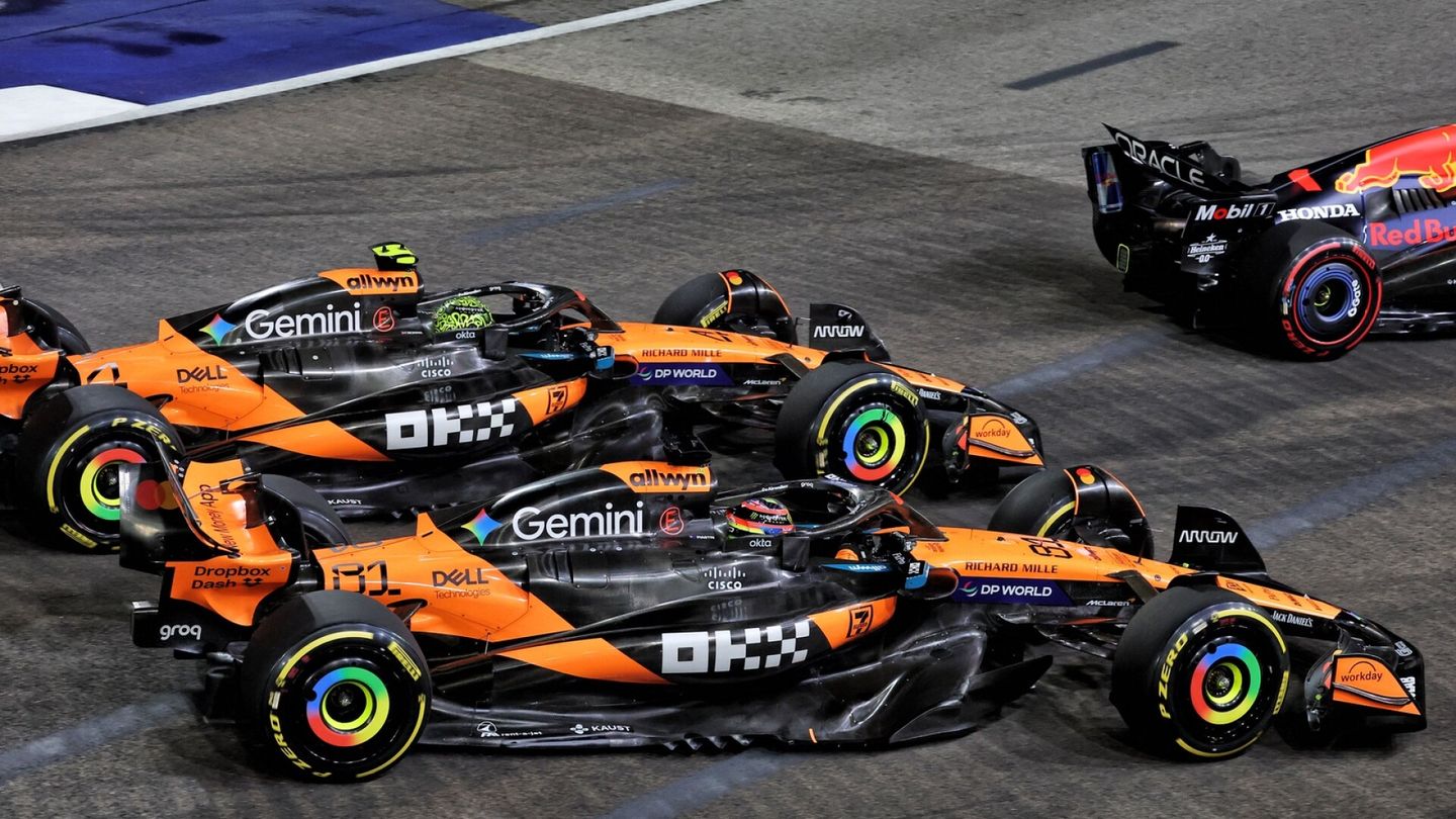 Formula 1 | McLaren varmisti valmistajien maailmanmestaruuden – George Russell voitti Singaporessa