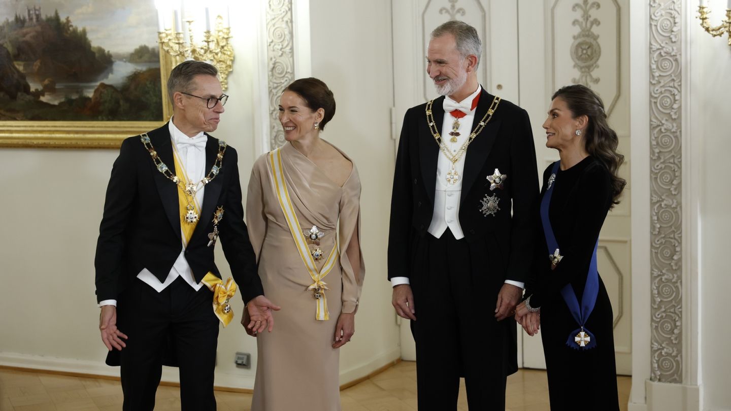 Espanjan kuningaspari aloitti valtiovierailun Suomessa