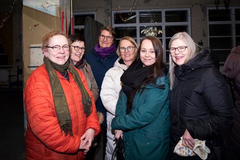 Hilkka Isotalo, Anna-Liisa Uusitalo, Marja Liisa Sundvall, Riitta Sernola, Annika Mäenpää ja Anne-Marja Haapoja saapuivat katsomaan näytelmää yhteisen ruokailun päätteeksi. He olivat viettämässä eläkkeelle jäävän Isotalon läksiäisiä. Näytelmässä viehätti muun muassa nokialainen historia. Monet paikannimet, kuten Starkin puisto ja Purrankatu saivat esityksen myötä uuden merkityksen. 