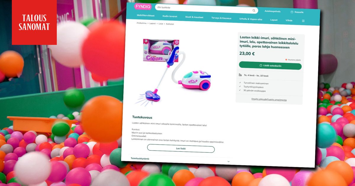 ”Opettavainen lelu tytöille” herätti närää nettikaupassa