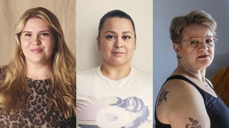 Jonna, Senni ja Mervi kertovat, mitä ajattelevat vatsoistaan. 