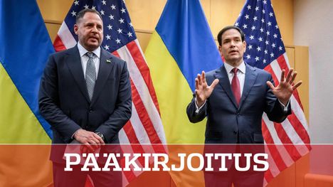 Ukrainan presidentinhallinnon johtaja Andri Jermak ja Yhdysvaltojen ulkoministeri Marco Rubio osallistuivat rauhanneuvotteluihin viikonloppuna Genevessä.