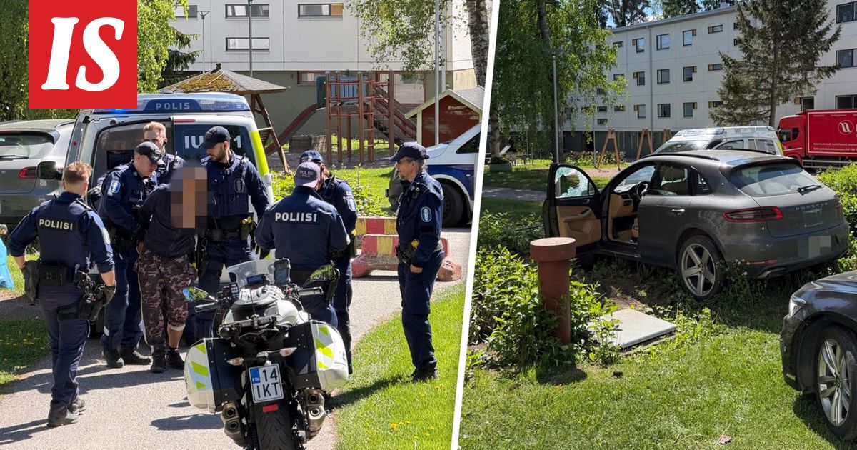 Poliisi ajoi takaa varastettua Porschea Helsingissä