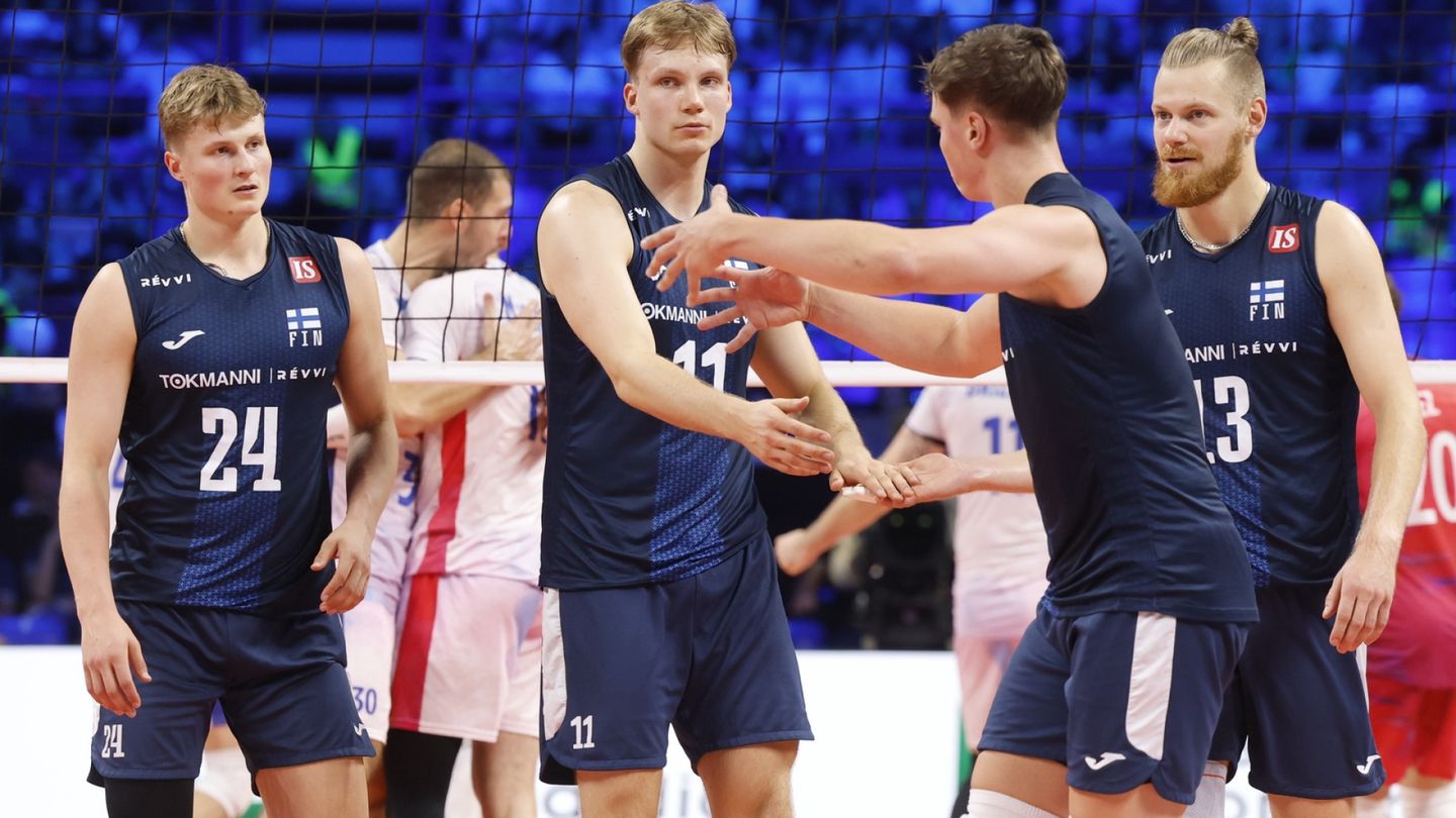 Suomi voitti Slovenian lentopallon EM-pronssiottelussa