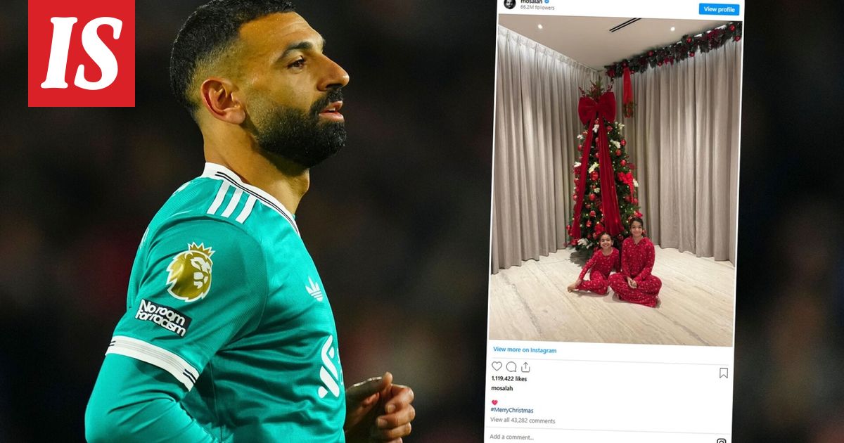 Mo Salah julkaisi perinteisen joulukuvan – yllättävä reaktio