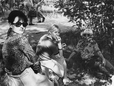 Kristiina Halkola, Aulikki Oksanen and Kirsti Wallasvaara in the late 1960s.