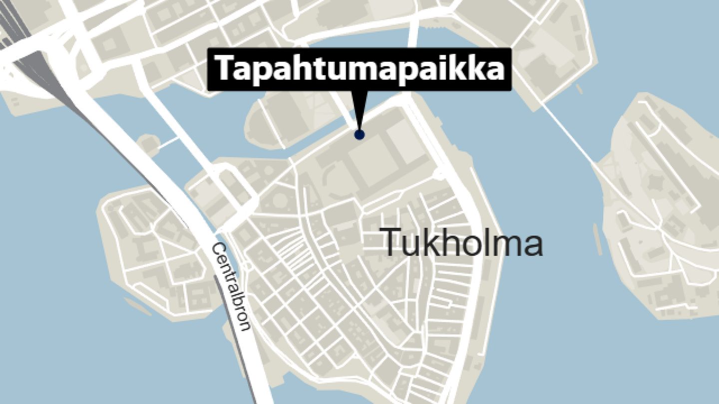 Poliisi ampui miestä Tukholmassa Kuninkaanlinnan lähellä