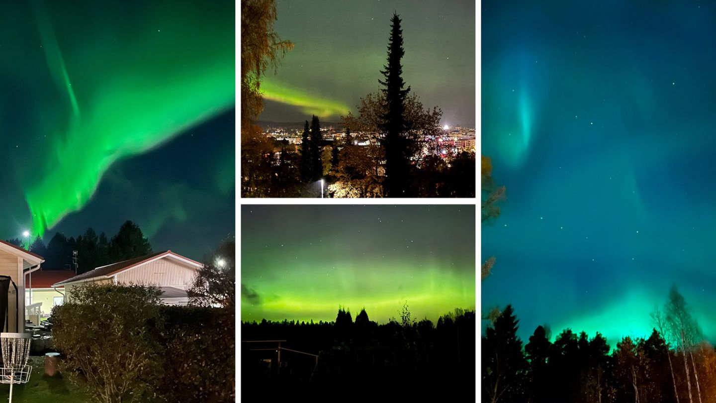 Kuvat: Näyttävä ilmiö taivaalla