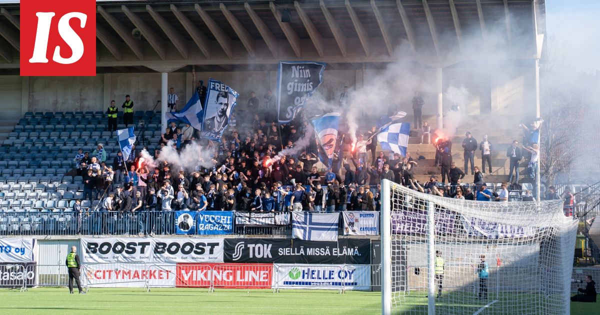 Fanien käytös meni yli: HJK:n ottelu keskeytettiin