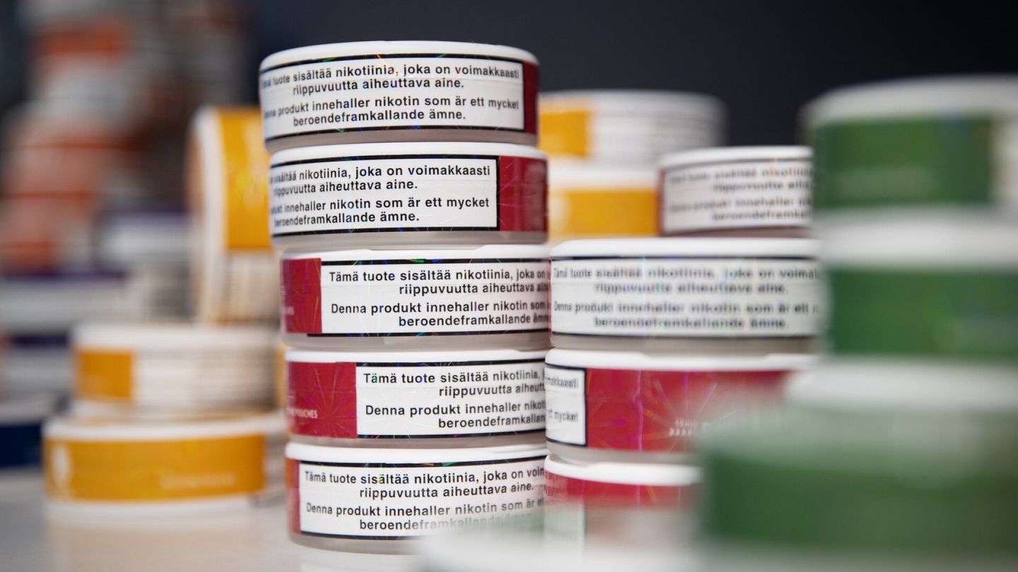 Ordering nicotine bags from abroad will be banned from August