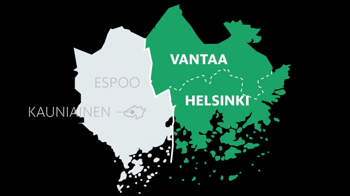 Politiikka | Ajatus Vantaan liittämisestä Helsinkiin etenee – näin Suomeen syntyisi miljoonakaupunki