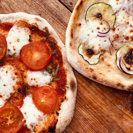 Delicacies fried in your own pizza oven.
