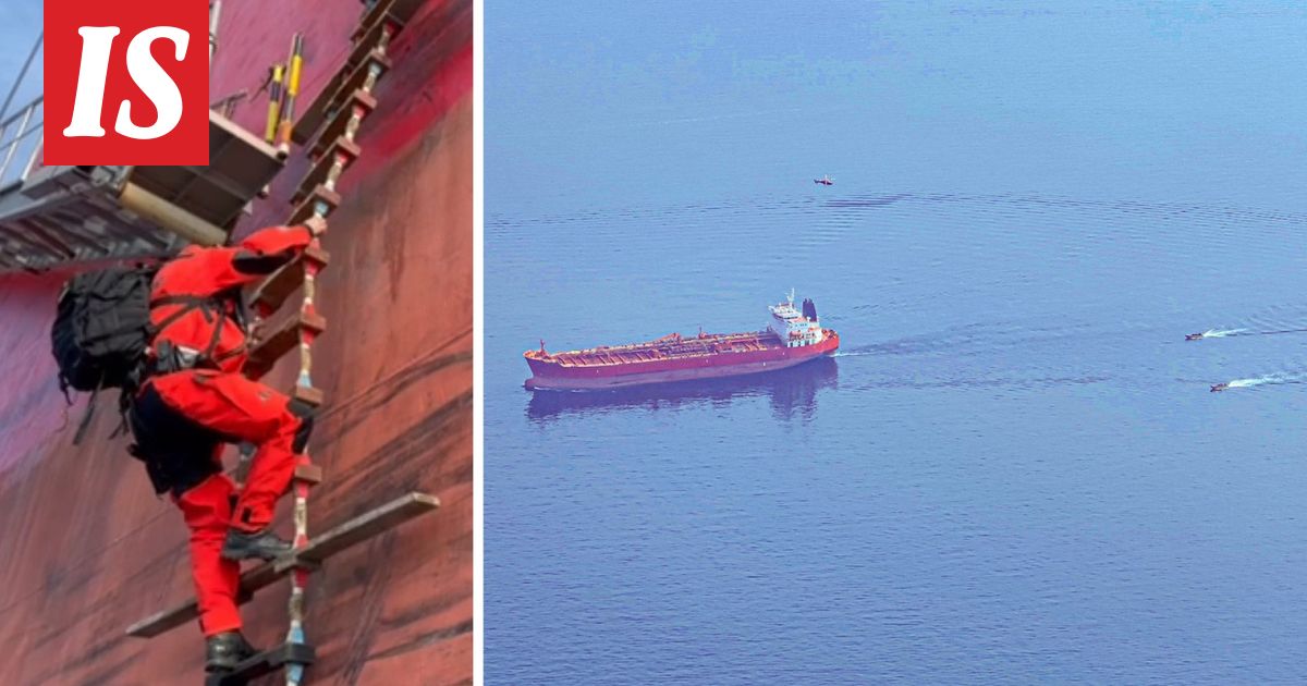 Ruotsin rannikkovartiosto nousi epäillylle Venäjän varjolaivaston alukselle