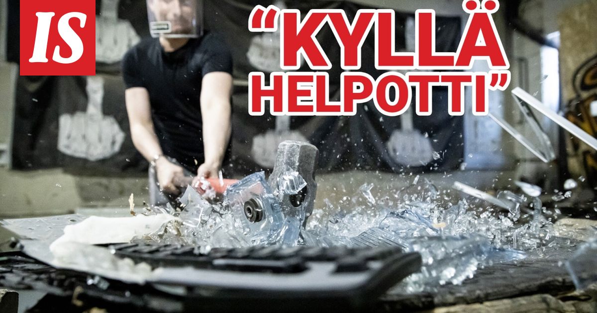 Raivohuoneessa saa rikkoa tavaroita luvan kanssa - Ilta-Sanomat
