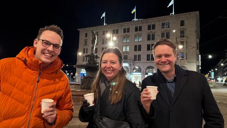 Kaj was celebrated at the Market Square: « brings to Sweden the eighth victory, » Carl Swedish is busting