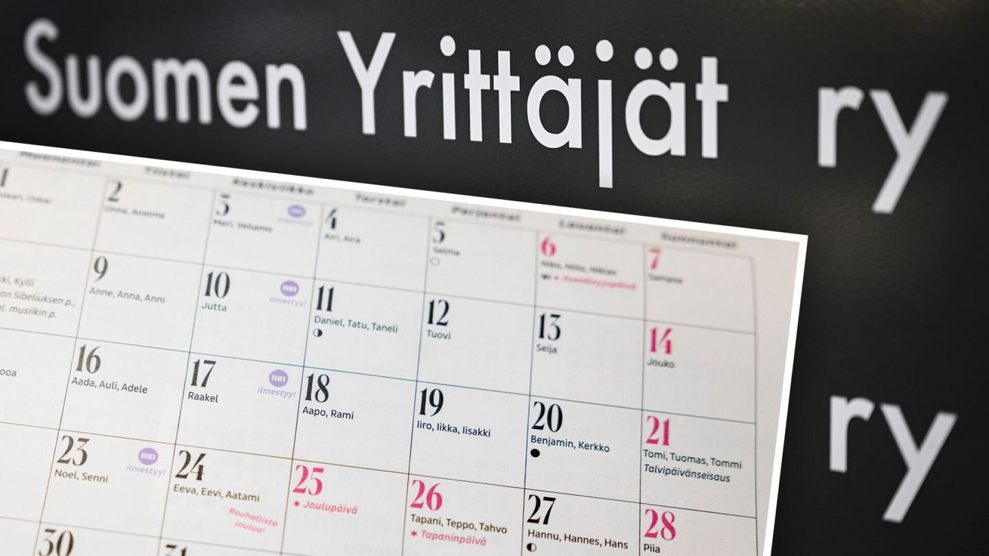 Katso, miten arkipyhien poisto vähentäisi tulevien vuosien vapaapäiviä