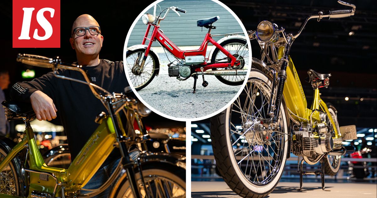 Mika osti latoon 50 vuodeksi unohtuneen ”nolon” mopon – uskomaton muodonmuutos