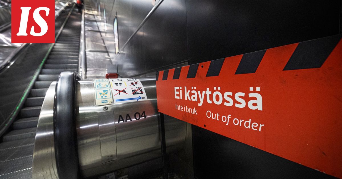 Metro­aseman liuku­portaat uusiksi – häiriöitä matkustajille