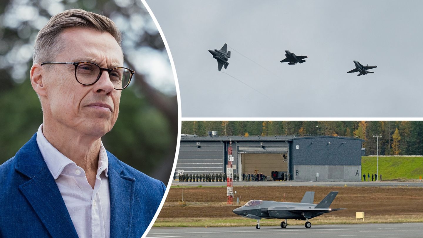 F-35-hävittäjät otetaan vastaan Rovaniemellä – presidentti Stubb paikalla