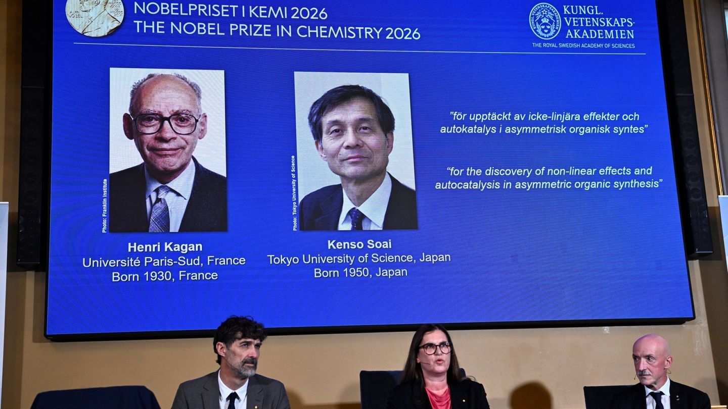 Kemian Nobel elämän kätisyyden ymmärtämisestä