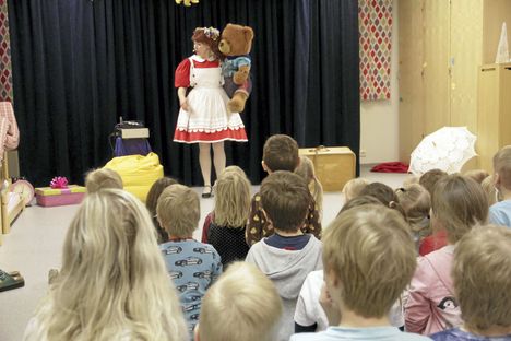 Arkistokuva Haltian päiväkodin 50-vuotisjuhlasta muutaman vuoden takaa.