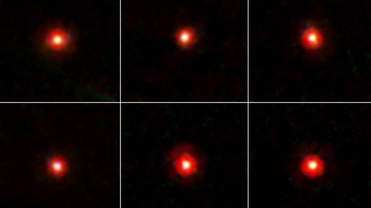 Kosmologia | Se on vain punainen piste avaruudessa, mutta se vastaa massaltaan 50 miljoonaa Aurinkoa