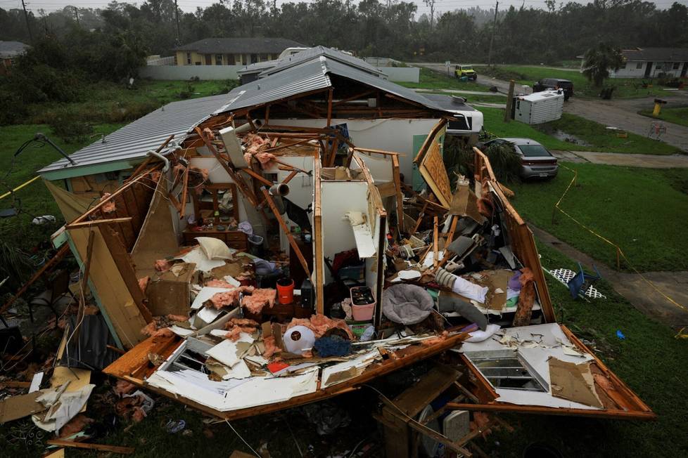 In Fort Pierce, St. Lucie County, the tornado destroyed houses. In St. Lucie, the hurricane also resulted in fatalities when a tornado hit a retirement community. The exact number of dead is not yet known.