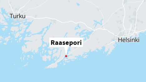 Map Rasepori Moottoripyöräilijä kuoli Raaseporissa - Ilta-Sanomat