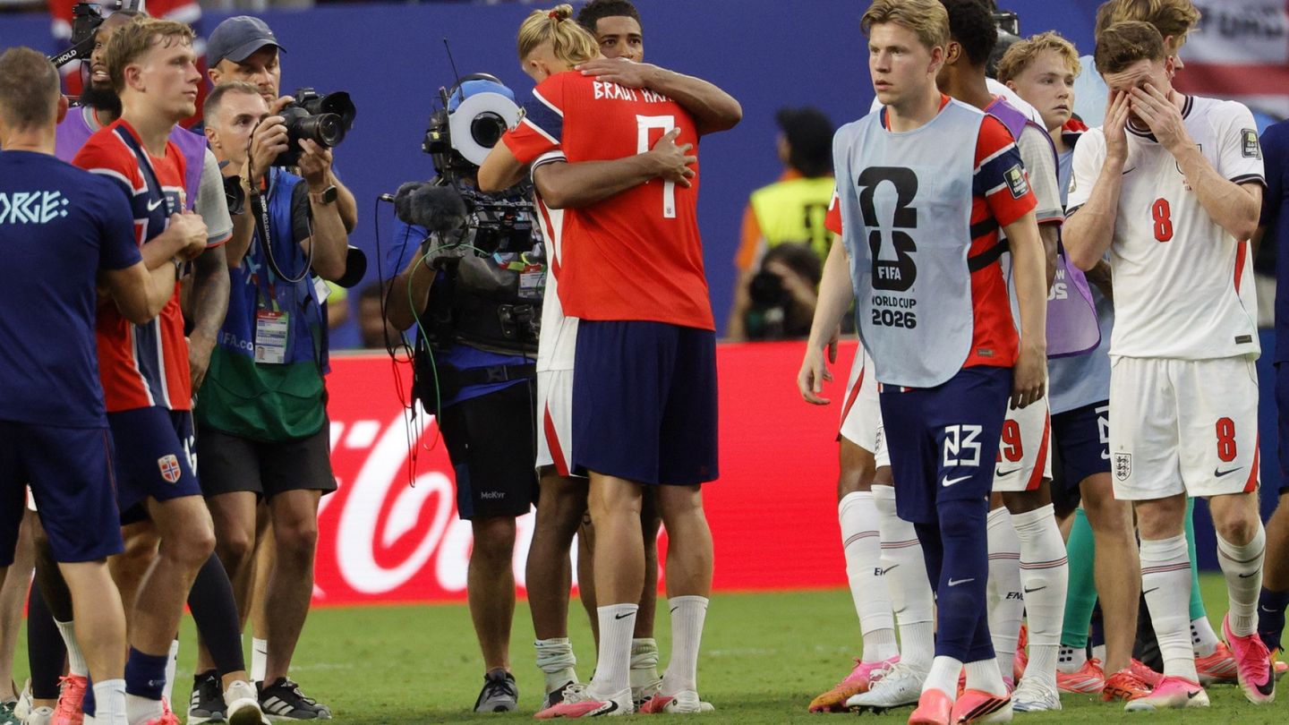 England reaches World Cup semis amid refereeing controversy; Haaland's father comments