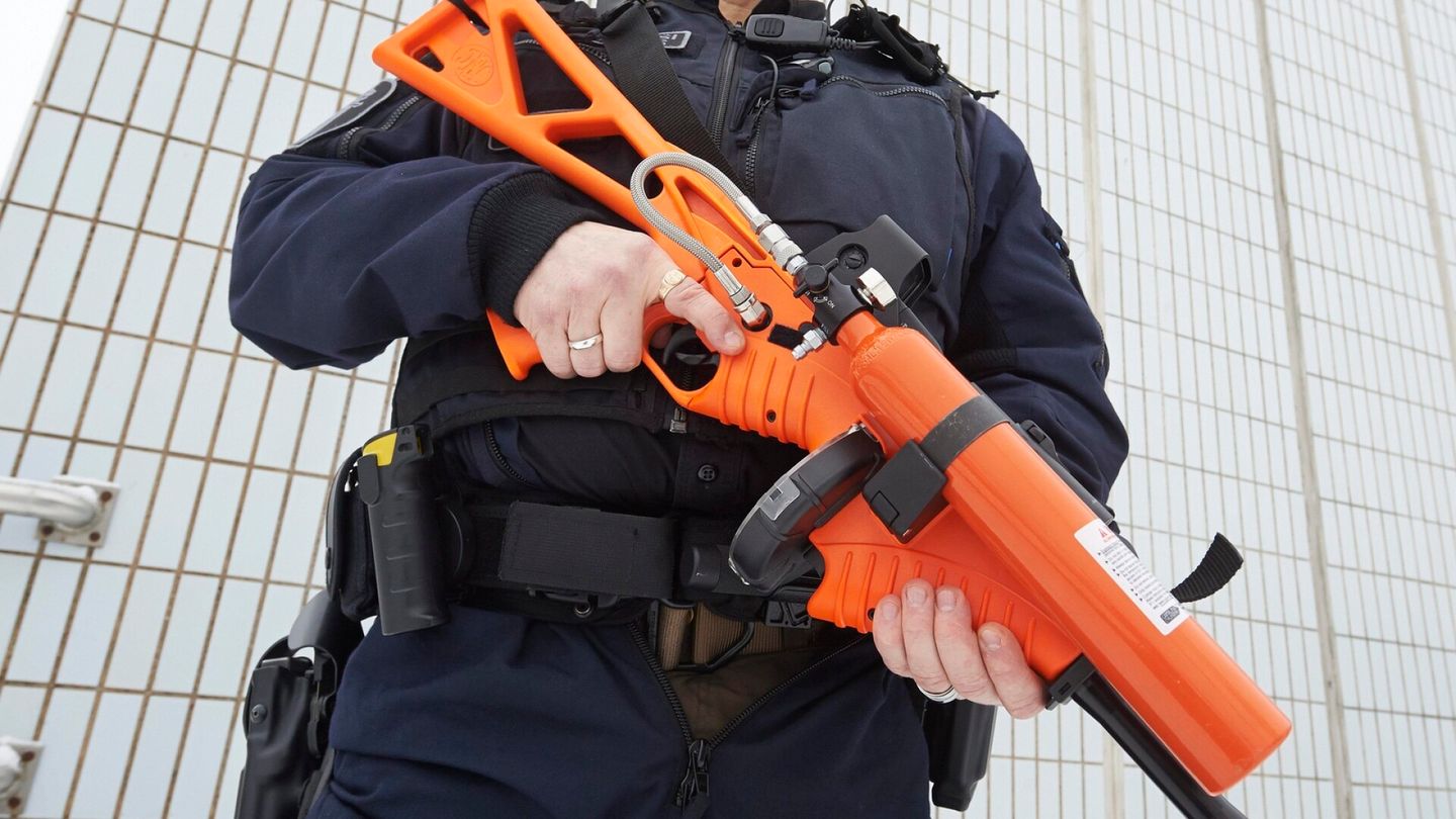 Such is the compressed air weapon used in Tampere
