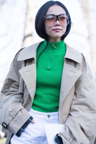 Geometriset, ylisuuret, kulmikkaat lasit ovat muotitietoisen valinta.