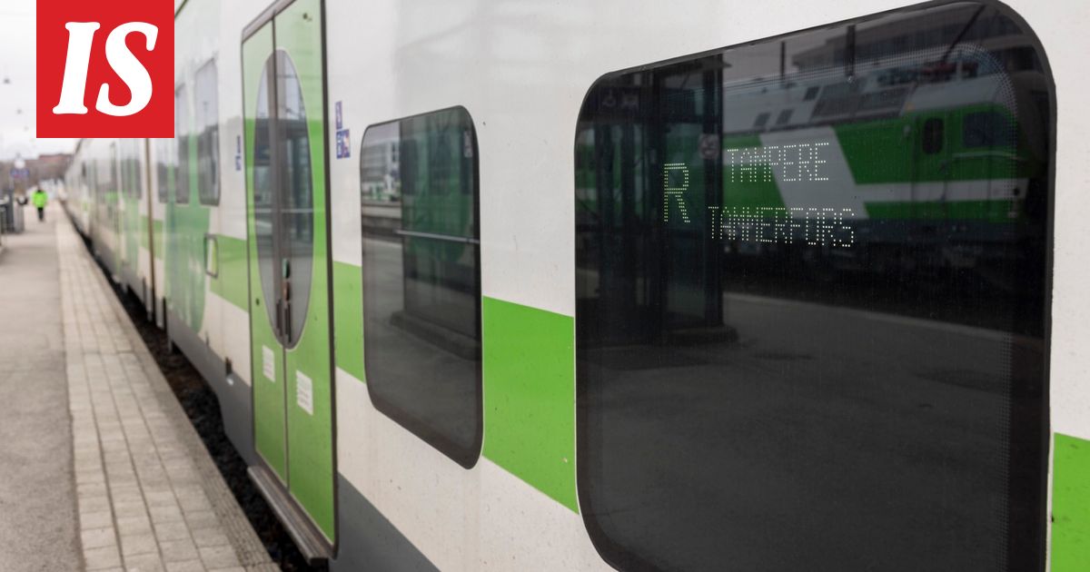 Juna­liikenteessä kaapeli­rikko – myöhästymisiä arviolta aamuun asti