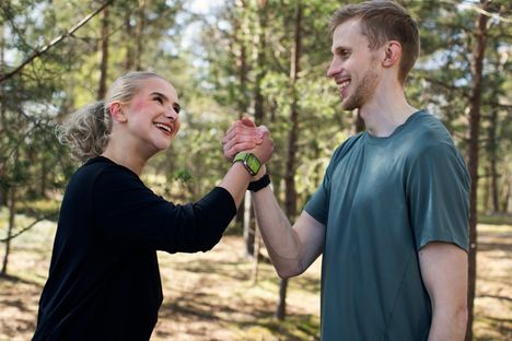 Ystävyyden lisäksi Pinjaa ja Ronia yhdistää myös rakkaus juoksemiseen. Vaihtuvat maisemat, hiljaisuus ja pehmeä maasto tekevät treenistä sekä mielekästä että palauttavaa. 