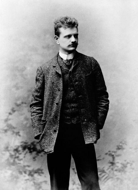 Jean Sibelius Wienissä 1891.