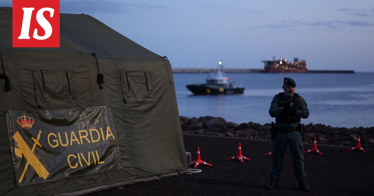 Hantaviruksen piinaama risteilyalus saapui Teneriffalle