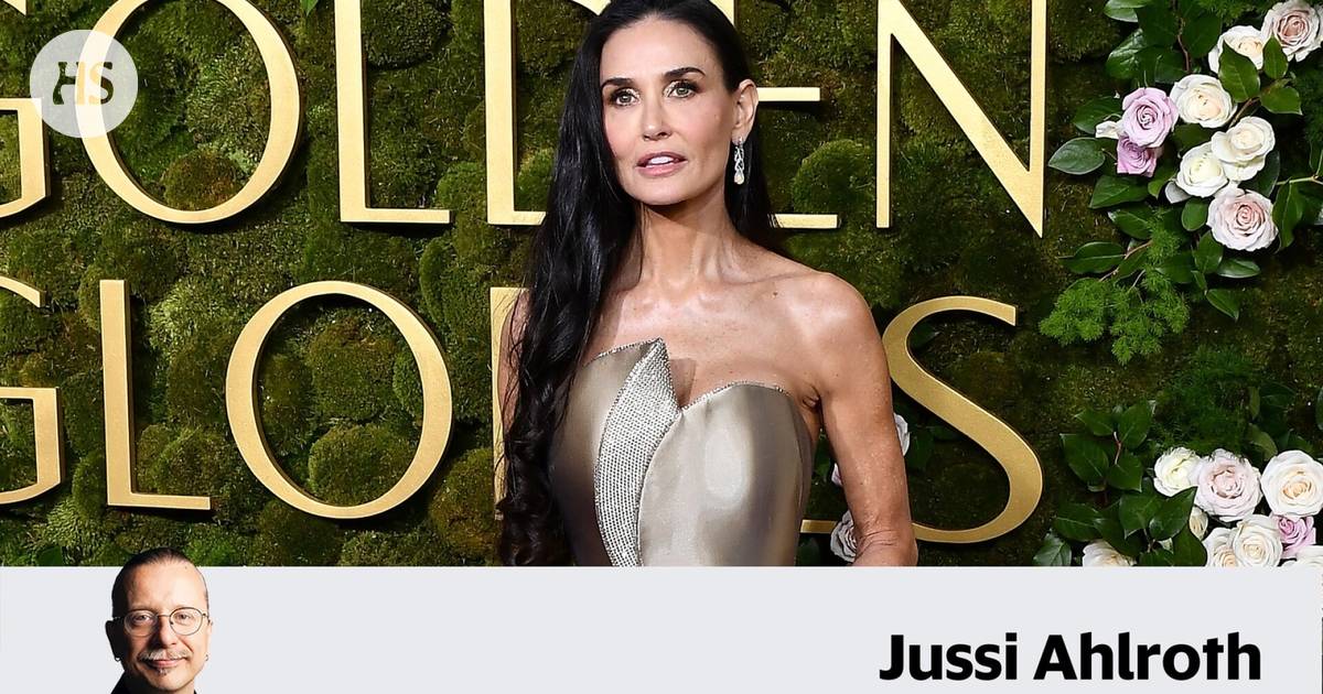 Demi Moore, awarded with a Golden Globe, is at the new peak of her career at the age of 62