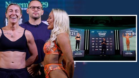 Nyrkkeily: Ebonie Cottonin, 31, rinta pullahti esiin punnituksessa